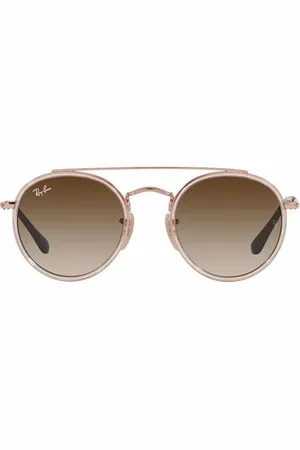 Ray-Ban Okulary przeciwsłoneczne dziecięce Round Double Bridge kolor 0RJ9647S