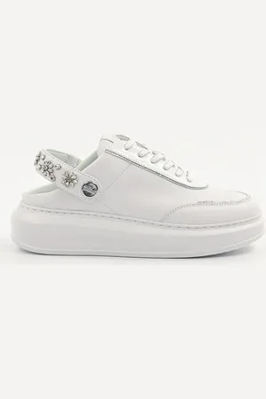 Karl Lagerfeld Sneakersy skórzane KAPRI damskie kolor KL62513A