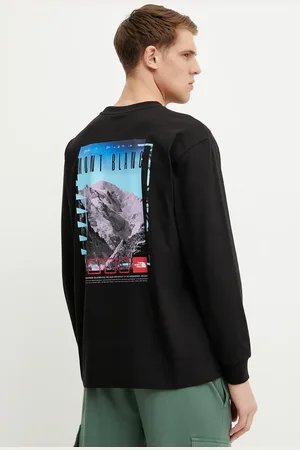 The North Face Longsleeve bawełniany Axys kolor z nadrukiem NF0A8C1TJK31
