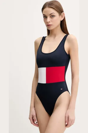 Tommy Hilfiger Jednoczęściowy strój kąpielowy kolor miękka miseczka UW0UW05853