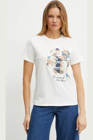 Max Mara T-shirt bawełniany damski kolor 2515971051600