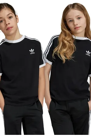 adidas T-shirt bawełniany dziecięcy 3STRIPES TEE kolor z aplikacją IX7626