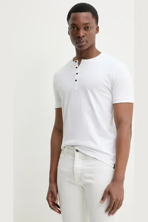 Superdry T-shirt bawełniany męski kolor gładki M6010881A-01C