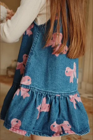 Konges Sløjd Sukienka bawełniana dziecięca MAGOT DRESS GOTS kolor mini rozkloszowana KS102921