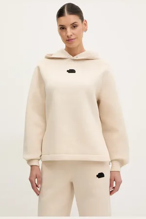 The North Face Bluza Relaxed damska kolor z kapturem melanżowa NF0A89C0QMO1