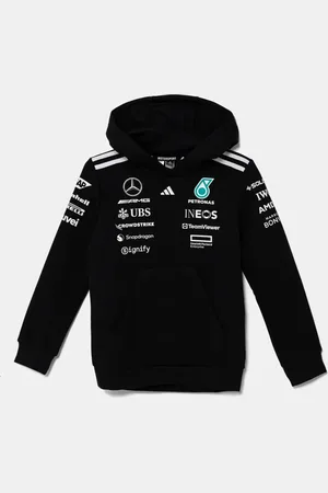 adidas Bluza dziecięca MER kolor z kapturem wzorzysta JX0683