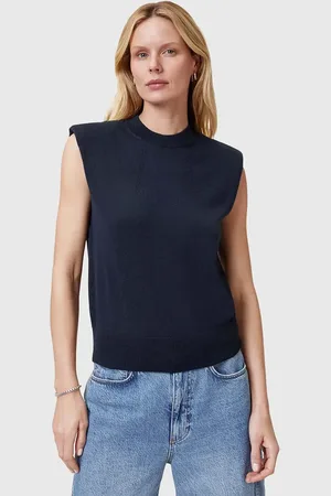 AllSaints Top wełniany KAYLA damskie kolor W016KC