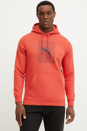 PUMA Bluza męska kolor z kapturem z nadrukiem 684669