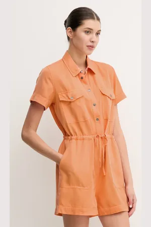 Pepe Jeans Kombinezon EDMEE kolor z kołnierzykiemm PL230511