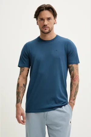 Hollister T-shirt bawełniany męski kolor gładki KI324-5149