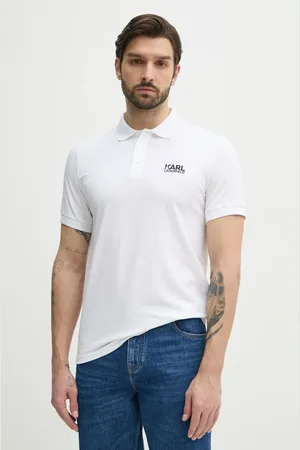 Karl Lagerfeld Polo męski kolor z nadrukiem 552235.745088
