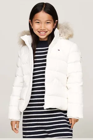 Tommy Hilfiger Kurtka puchowa dziecięca kolor KG0KG07399
