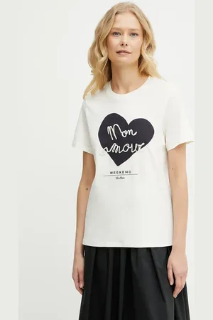 Max Mara T-shirt bawełniany damski kolor 2515971051600