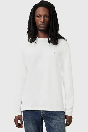 AllSaints Longsleeve bawełniany ELLIS męski kolor gładki M019JC