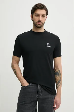 Karl Lagerfeld T-shirt męski kolor z nadrukiem 552235.755043