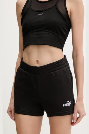 PUMA Szorty damskie kolor gładkie medium waist 682438