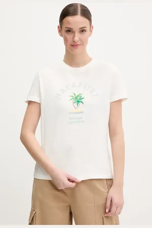 Napapijri T-shirt bawełniany S-Fete damski kolor NP0A4IFX2061