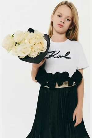 Karl Lagerfeld T-shirt bawełniany dziecięcy kolor Z30485