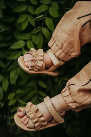 Donsje Sandały skórzane niemowlęce Miene Sandals kolor 1039000
