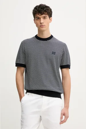 HUGO BOSS Sweter z domieszką kaszmiru męski kolor lekki 50538267