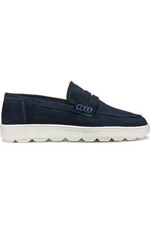 Geox Mokasyny zamszowe U SPHERICA ECUB-1 męskie kolor U55GPD 00022 C4002
