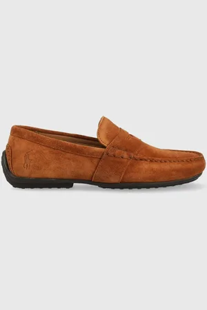 Ralph Lauren Mokasyny zamszowe Reynold 803893741004 męskie kolor