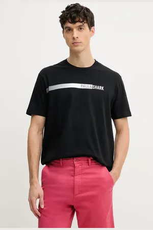Paul & Shark T-shirt bawełniany męski kolor z nadrukiem 25411039