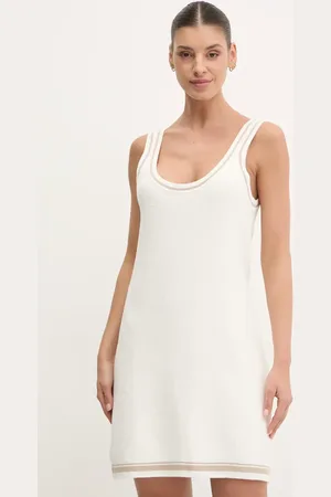 DKNY Sukienka kolor mini prosta DP5R6024