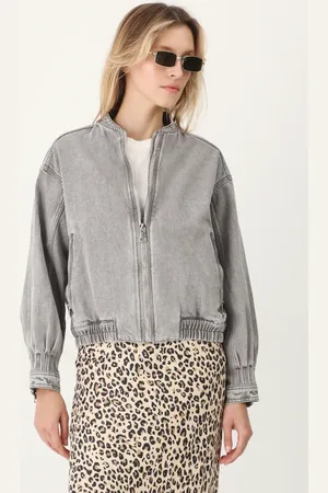 MEDICINE Kurtka bomber jeansowa kolor oversize