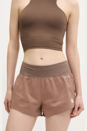 The North Face Szorty sportowe Sunriser damskie kolor wzorzyste high waist NF0A8BC05K21