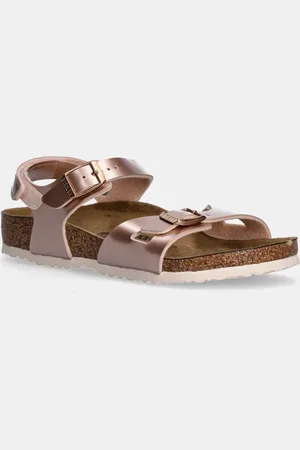 Birkenstock Sandały skórzane dziecięce Rio AS Kids AS Kids kolor 1029535