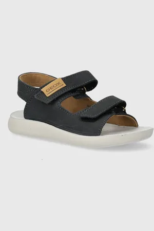 Geox Sandały nubukowe dziecięce SANDAL LIGHTFLOPPY kolor