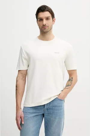 Calvin Klein T-shirt męski kolor gładki J30J327234
