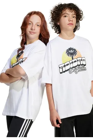 adidas T-shirt bawełniany dziecięcy kolor z nadrukiem JD0371