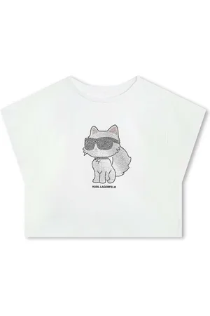 Karl Lagerfeld T-shirt bawełniany dziecięcy kolor