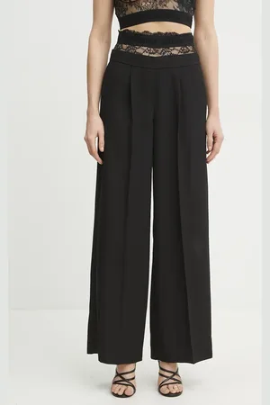 ERMANNO SCERVINO Spodnie damskie kolor proste high waist 56TP057E22