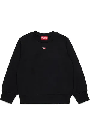 Diesel Bluza bawełniana dziecięca SGINND OVER SWEAT-SHIRT kolor gładka J02234