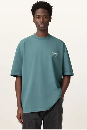 AllSaints T-shirt bawełniany UNDERGROUND męski kolor z nadrukiem M071PB