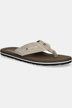 Tommy Hilfiger Japonki CHAMBRAY BEACH SANDAL męskie kolor FM0FM05570