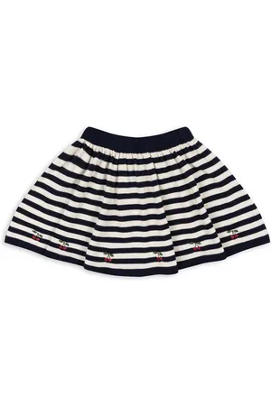 Konges Sløjd Spódnica bawełniana dziecięca VENTON KNIT SKIRT GOTS kolor mini rozkloszowana KS101724