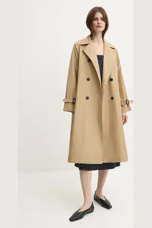 Max Mara Trencz dwustronny damski kolor przejściowy dwurzędowy 2515021011600