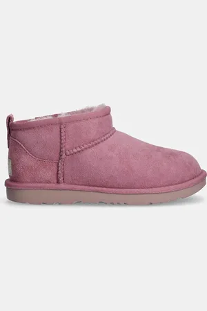 UGG śniegowce zamszowe dziecięce KIDS CLASSIC ULTRA MINI kolor 1130750K
