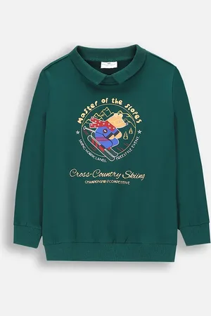 COCCODRILLO Longsleeve dziecięcy kolor z kołnierzykiem ELEGANT JUNIOR BOY