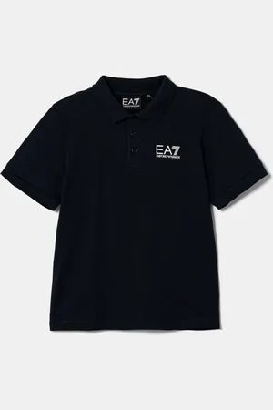 EA7 Polo bawełniane dziecięce kolor z nadrukiem 7B000022 AF10378
