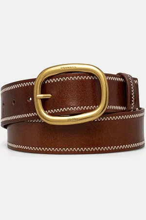 Max Mara Pasek skórzany damski kolor 2515501025600