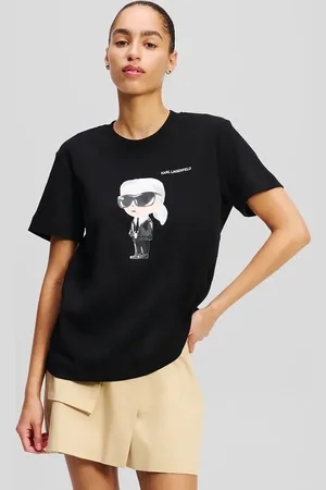 Karl Lagerfeld T-shirt bawełniany damski kolor A1W17130