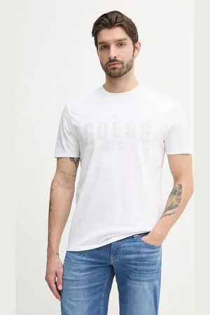 Guess T-shirt bawełniany męski kolor z nadrukiem M5GI27 KBW41