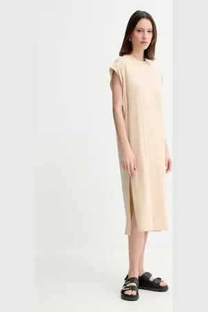 HUGO BOSS Sukienka kolor midi prosta 50540442