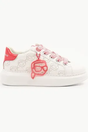 Karl Lagerfeld Sneakersy skórzane KAPRI NFT damskie kolor KL62522
