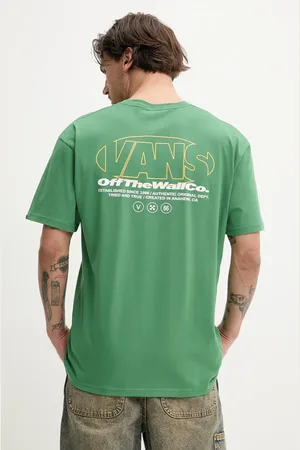Vans T-shirt bawełniany męski kolor z nadrukiem VN000M4CBR11